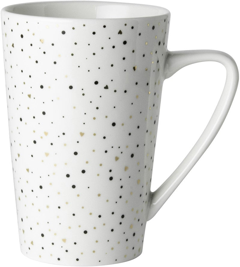 Bliss Beker XL Wit Glitter 43 cl.