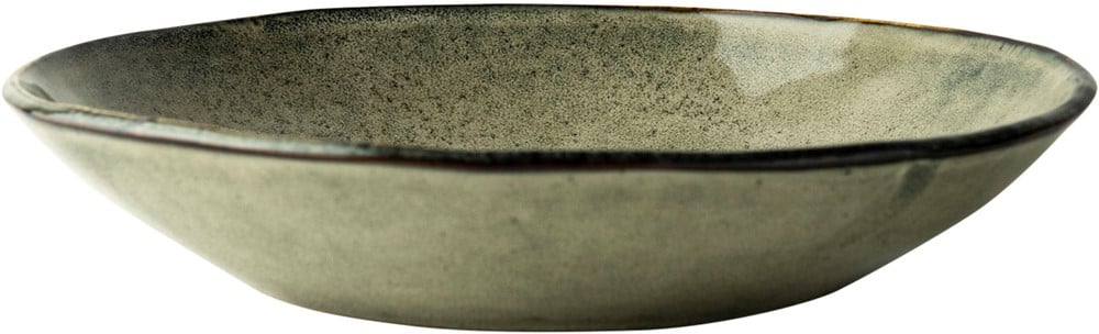 Dutch Rose Plate Deep 23.5 cm Green