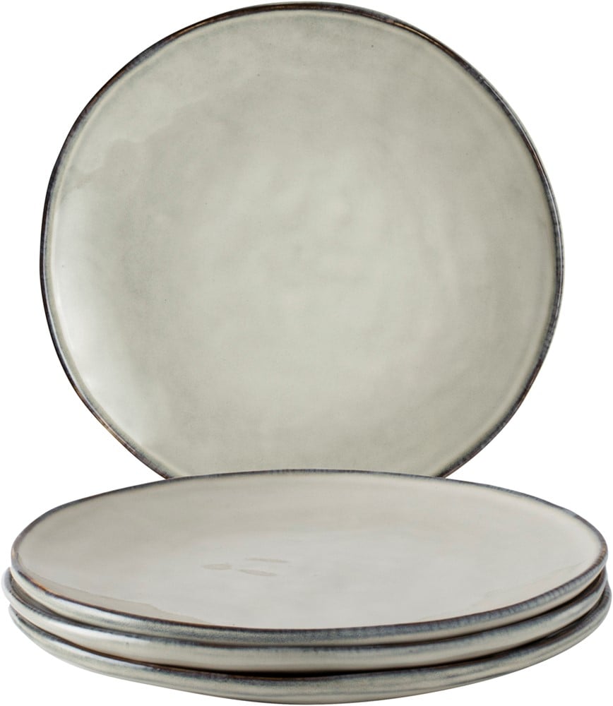 Dutch Rose Giftset 4 Borden 26,5 cm Creme