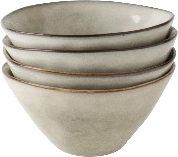 Dutch Rose Giftset 4 bowls 14 cm Cream