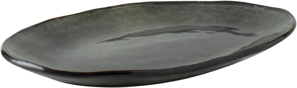 Dutch Rose Oval Bowl 34x23 cm Green