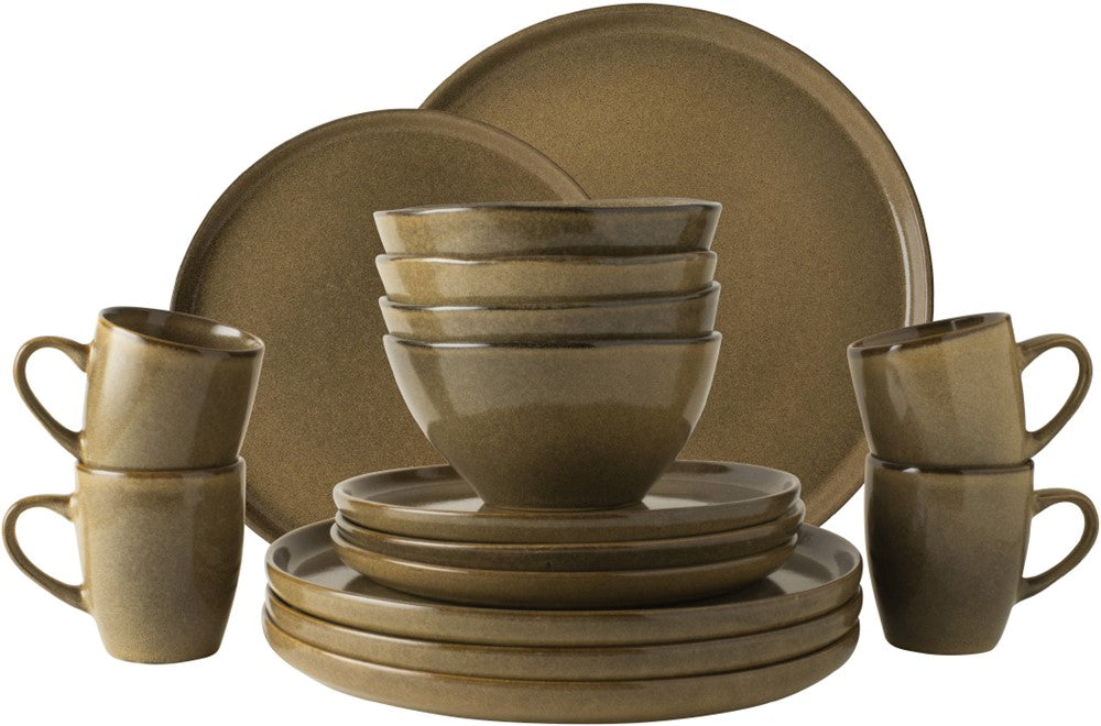 Dutch Rose Set 16 Delig Servies Camel