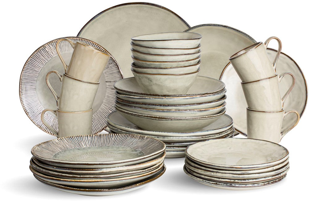 Dutch Rose Set 36 Delig Servies Creme