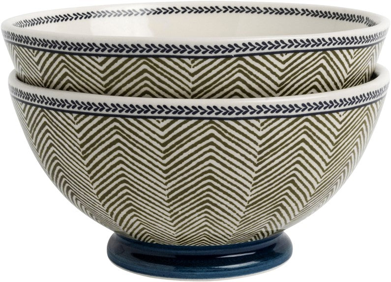 Gift set 2 Bowls 15.5 cm Edwin Blue Sage