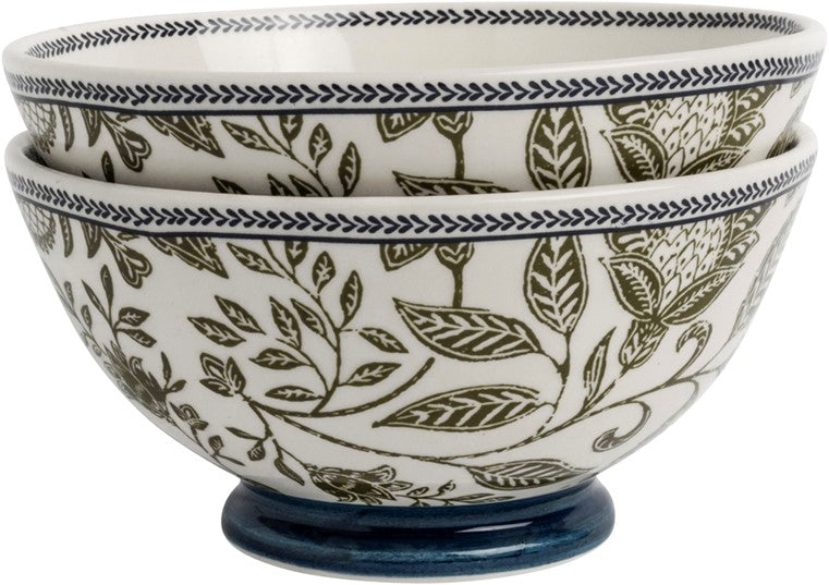 Gift set 2 Bowls 15.5 cm Hedingham Blue Sage