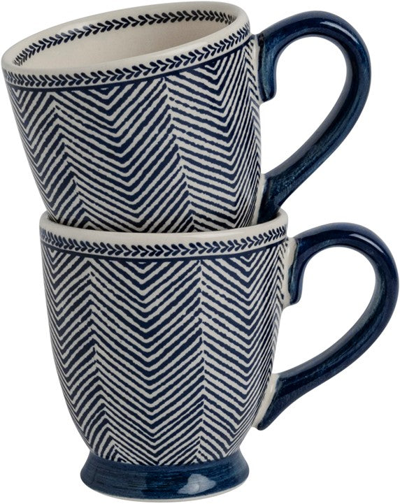 Gift set 2 Mini mugs Edwin Blue 20 cl.