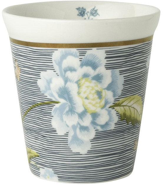 Laura Ashley Cup Without Ear Midnight Pinstripe 27 cl.