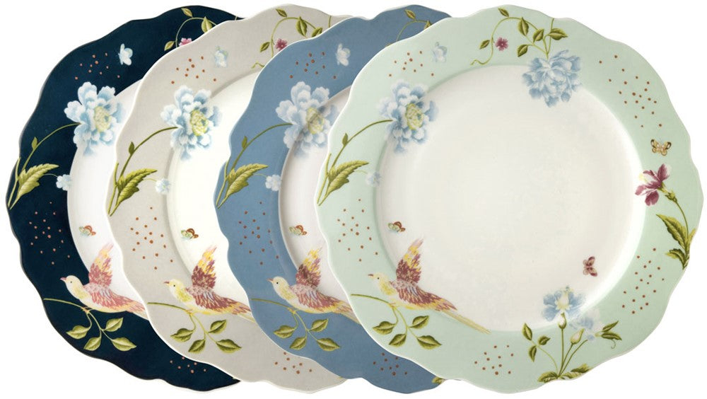 Laura Ashley Giftset 4 Plates 24.5 cm Assorted