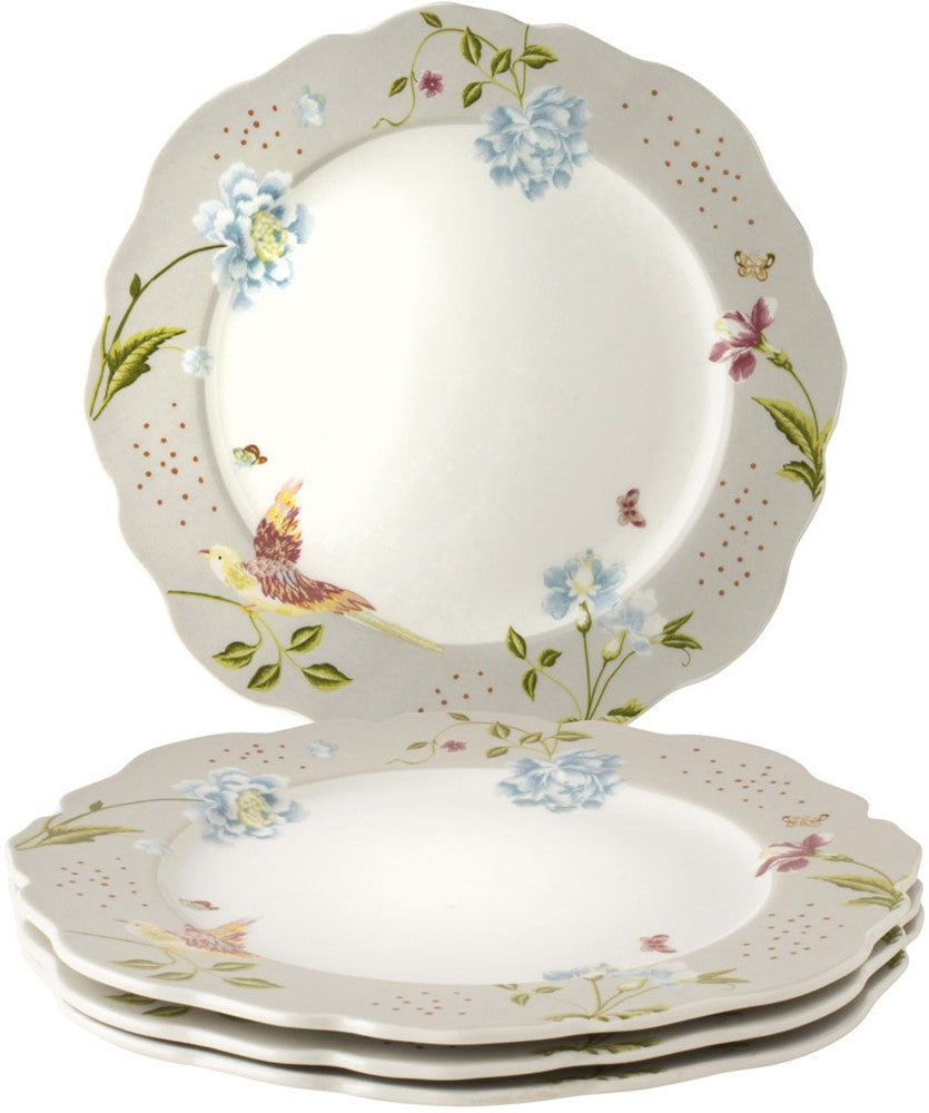Laura Ashley Giftset 4 Plates 24.5 cm Cobblestone Uni