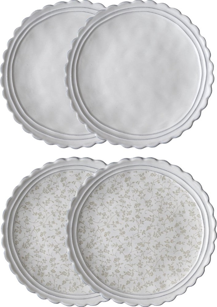 Laura Ashley Giftset 4 Plates irregular 20 cm
