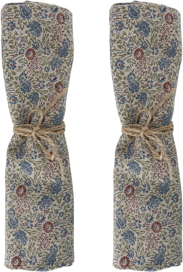 Laura Ashley Set 2 Servetten Daniela Oxblood