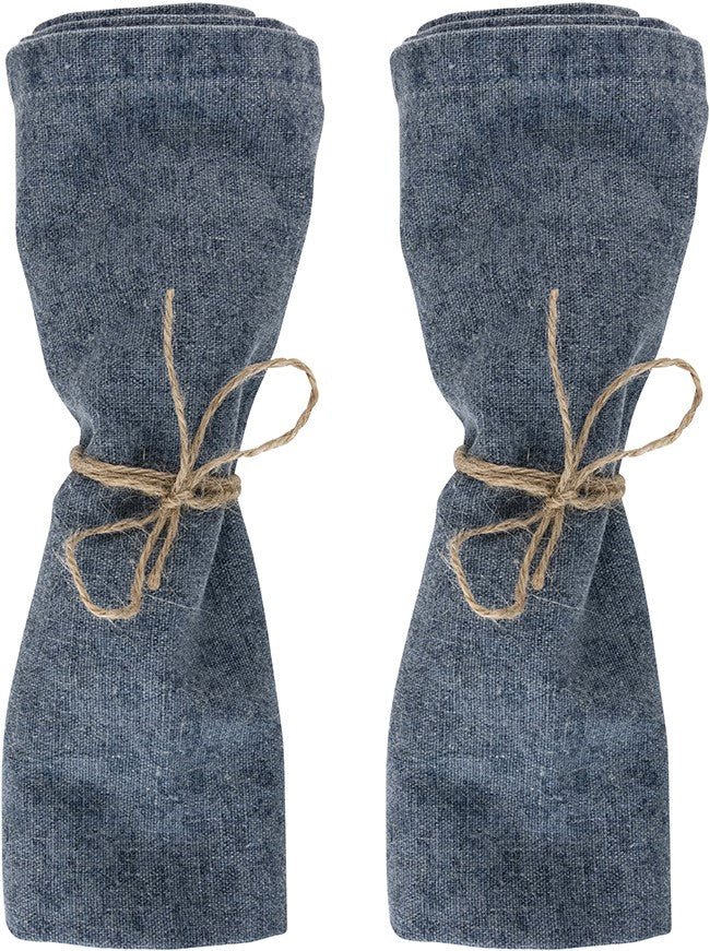 Laura Ashley Set 2 Servetten Wild Clematis Blue