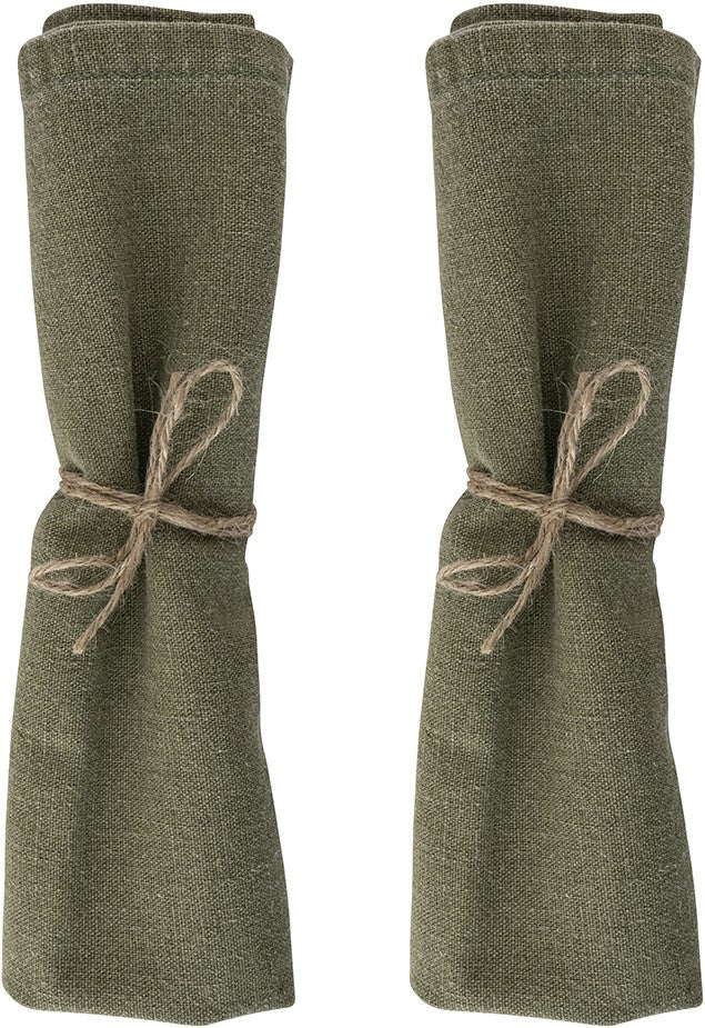 Laura Ashley Set 2 Servetten Wild Clematis Sage Uni