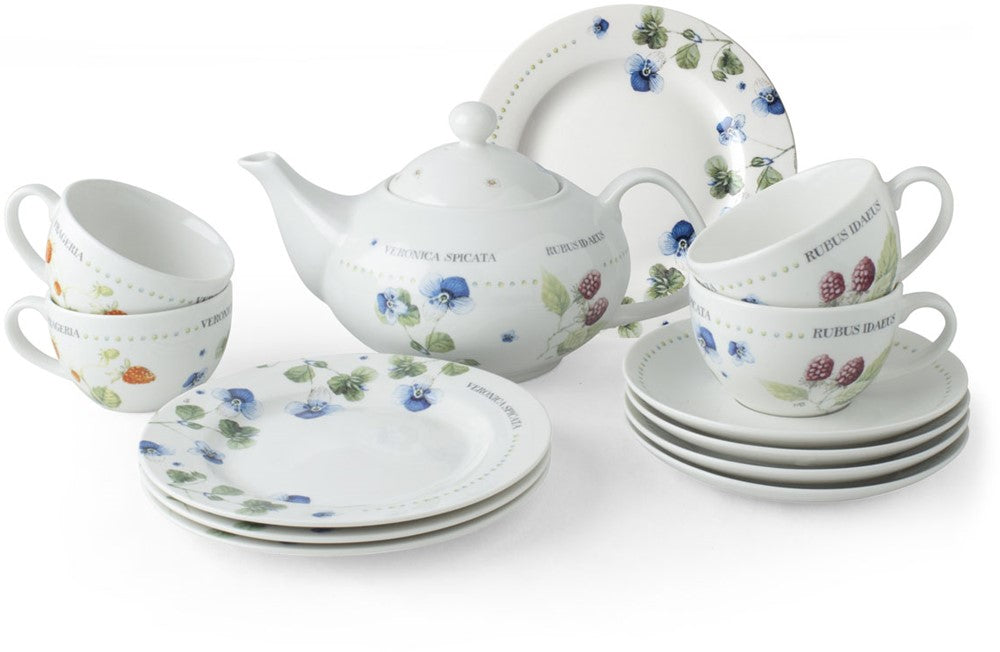 Marjolein Bastin Set 13 Delig Theeservies met Kop en Schotels
