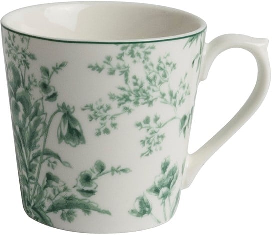 Mini mug Flowers green