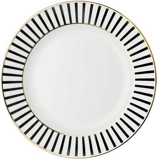 Bliss Plate Flat 21 cm Stripe Gold