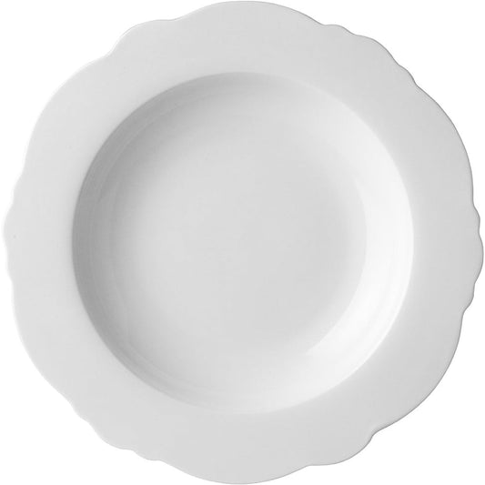 Bliss Plate Shell Deep 23 cm White