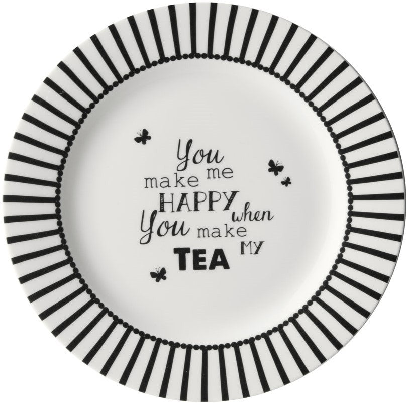 Bliss Pastry plate 18 cm Happy Tea