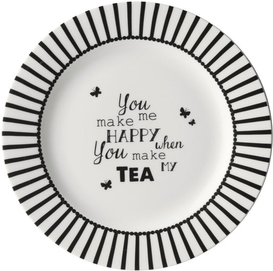 Bliss Pastry plate 18 cm Happy Tea