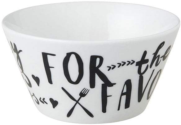 Bliss Kom 10 cm Snacks Wit