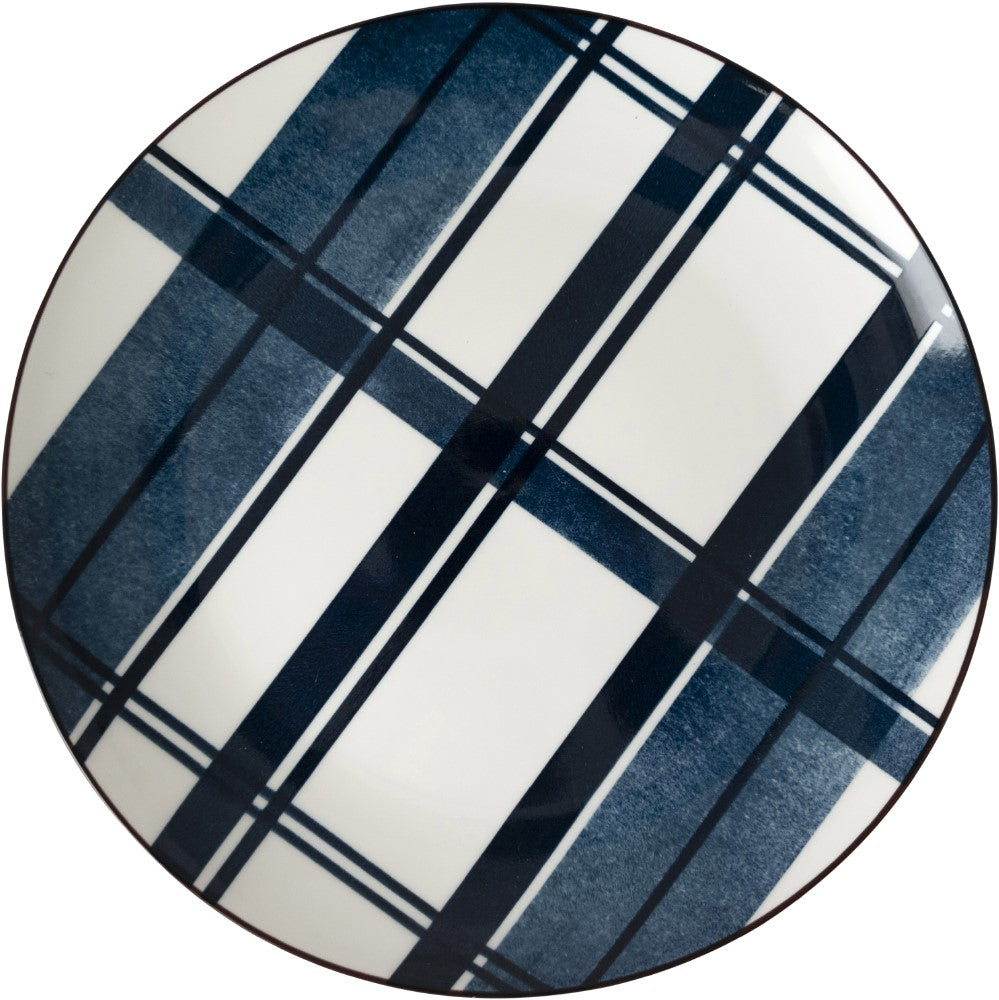 Dutch Floral Bord 26 cm Check