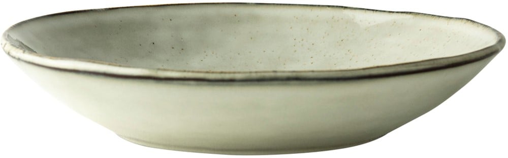 Dutch Rose Plate Deep 23.5 cm Cream