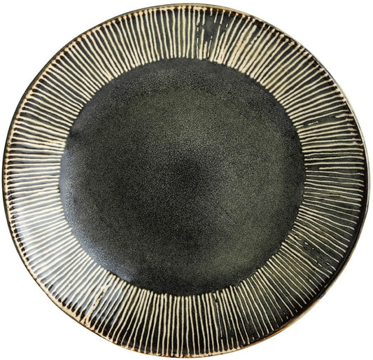 Dutch Rose Plate Flat 21.5 cm Green