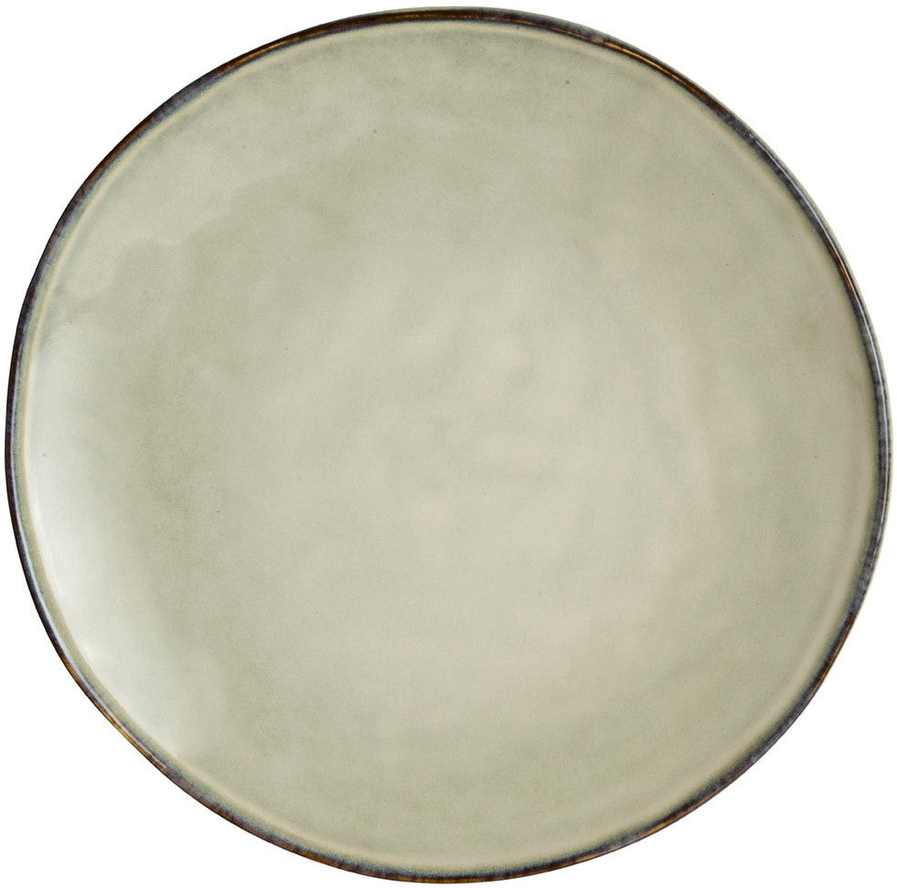 Dutch Rose Plate Flat 26.5 cm Cream