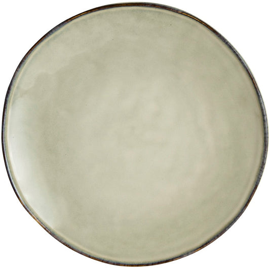 Dutch Rose Plate Flat 26.5 cm Cream