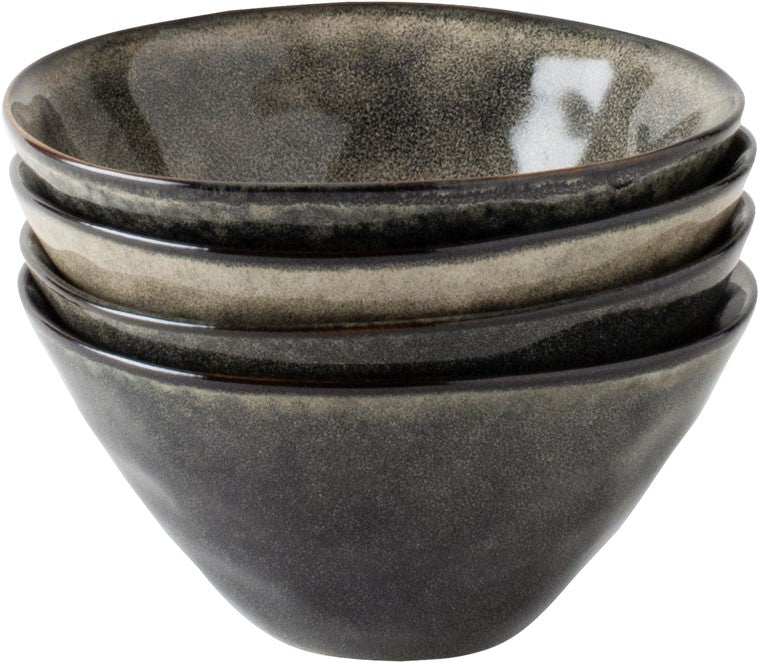 Dutch Rose Giftset 4 bowls 14 cm Green