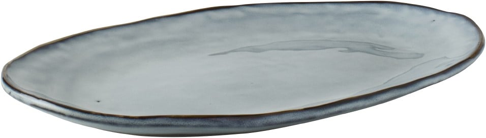 Dutch Rose Oval dish 34x23 cm Blue