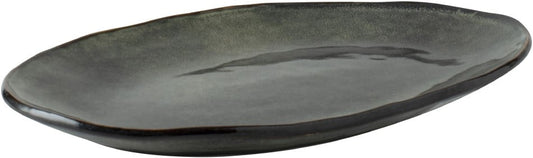 Dutch Rose Oval Bowl 34x23 cm Green