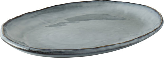 Dutch Rose Oval bowl 40x28 cm Blue