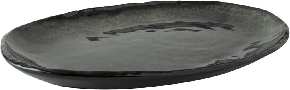 Dutch Rose Oval dish 40x28 cm Green