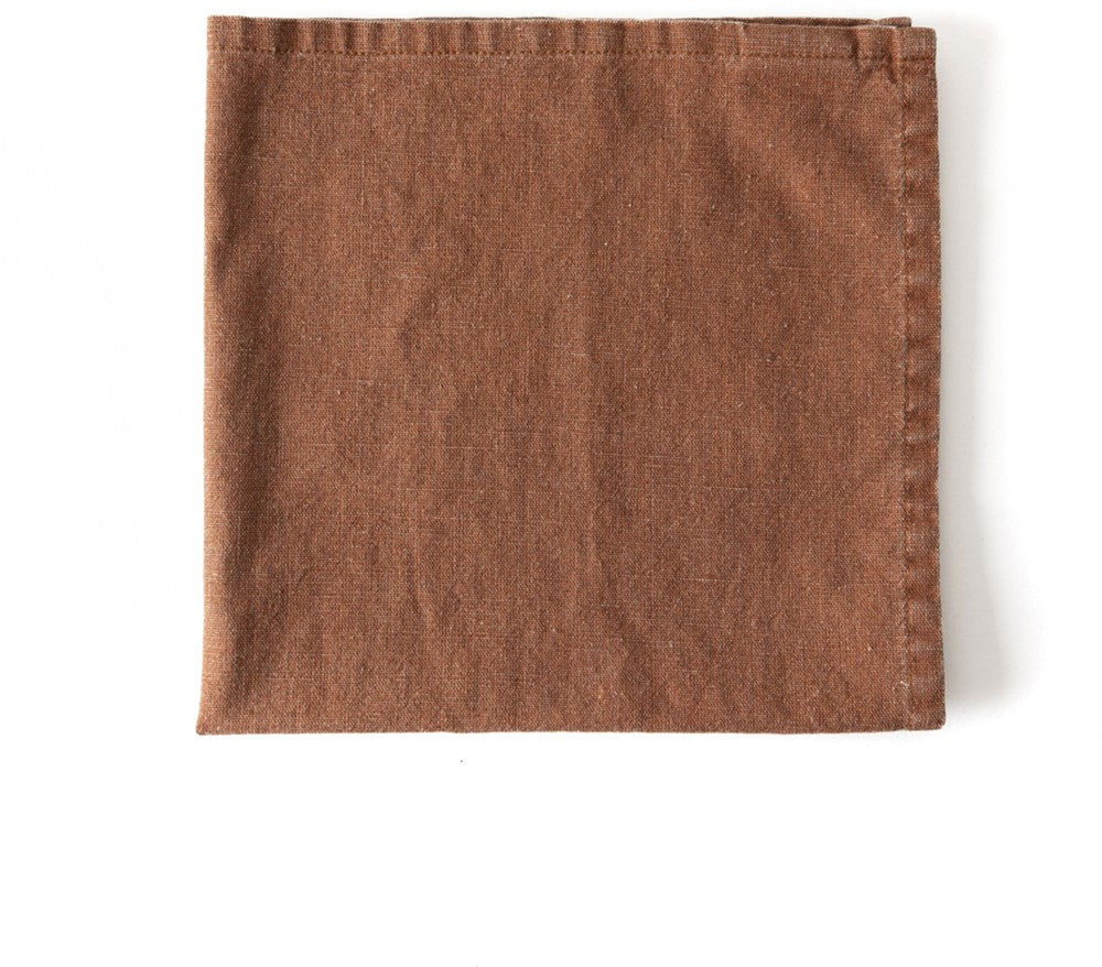 Dutch Rose Napkin 45x45 cm terracotta