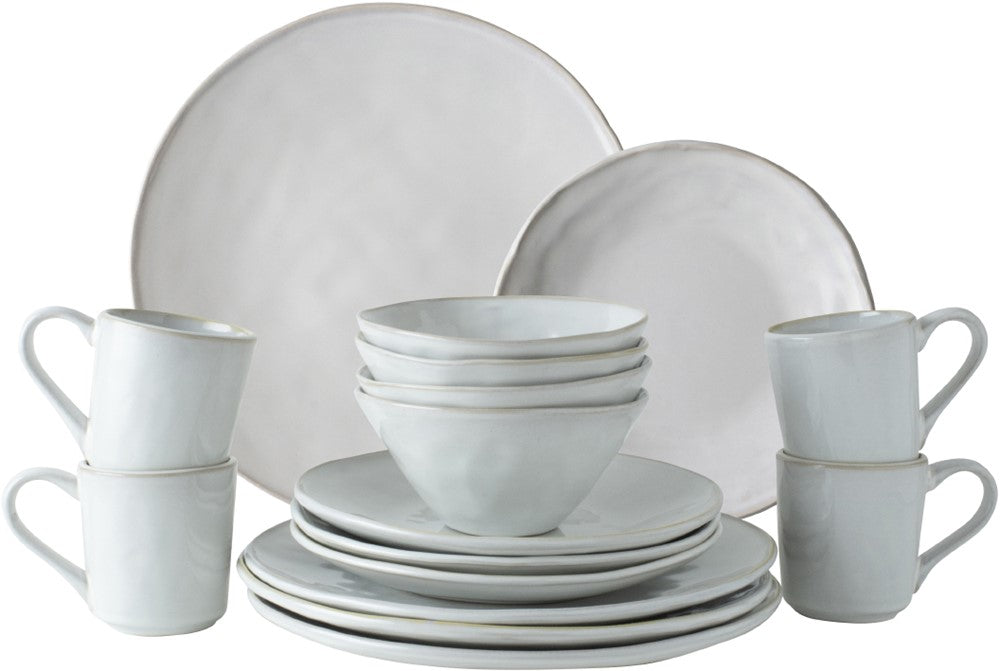 Dutch Rose Set 16 Delig Servies Wit