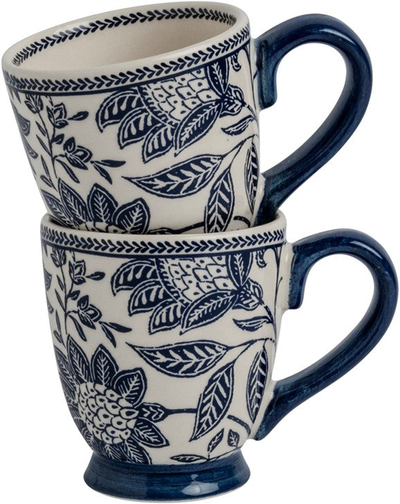 Gift set 2 Mini mugs Hedingham Blue 20 cl.