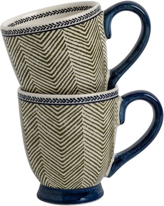 Gift set 2 Mini mugs Edwin Blue Sage 20 cl.