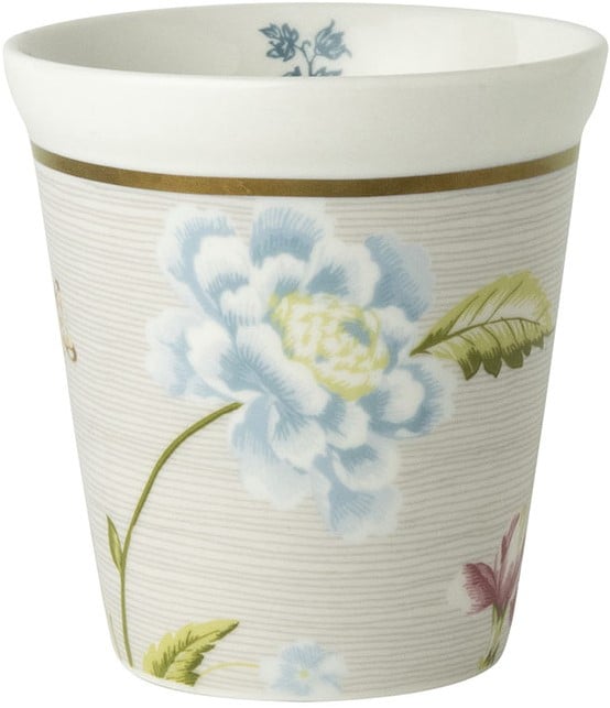 Laura Ashley Cup Without Ear Cobblestone Pinstripe 27 cl.