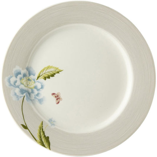 Laura Ashley Plate Flat 20 cm Cobblestone Pinstripe