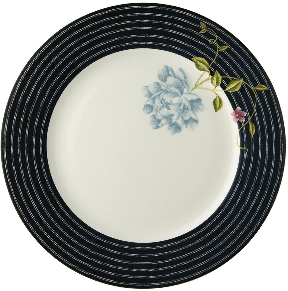 Laura Ashley Plate Flat 26 cm Midnight Candy Stripe