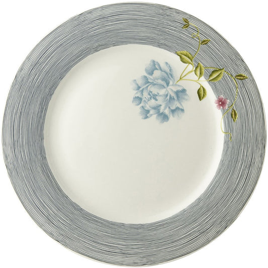 Laura Ashley Plate Flat 26 cm Midnight Pinstripe