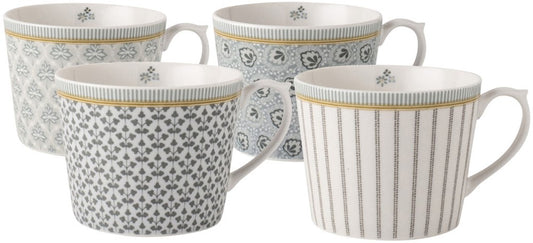 Laura Ashley Gift Set 4 Cups Low Assorted 30 cl.