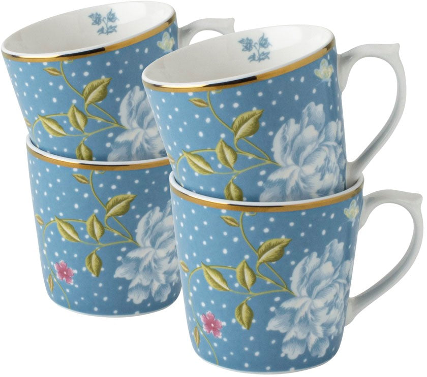 Laura Ashley Giftset 4 Cups Seaspray Uni 32 cl.