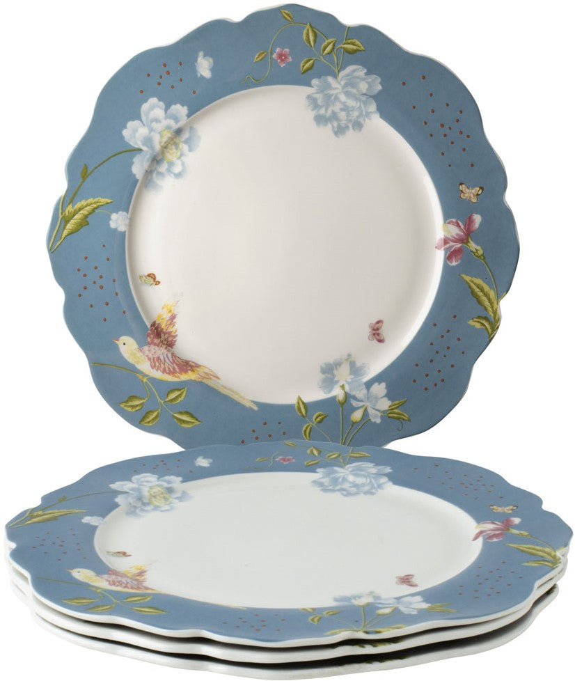 Laura Ashley Giftset 4 Plates 24.5 cm Seaspray Uni