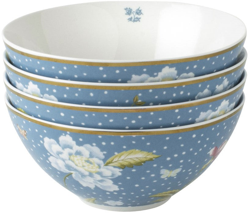 Laura Ashley Giftset 4 Bowls 16 cm Seaspray Uni