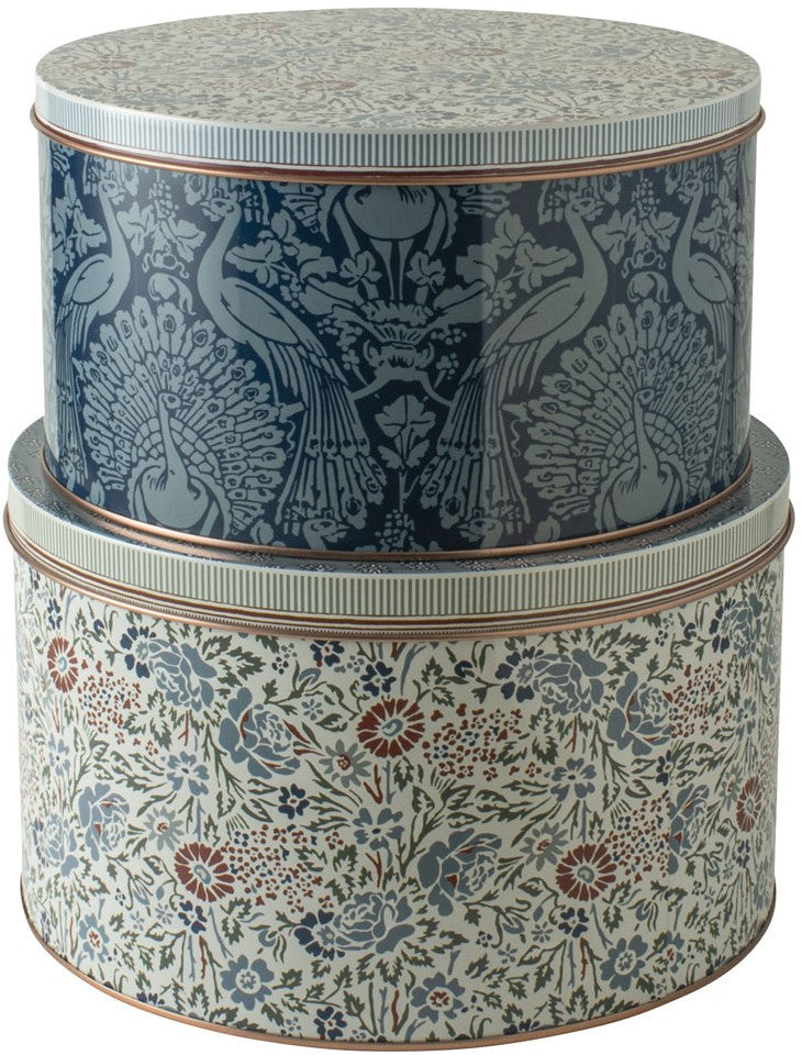 Laura Ashley Set 2 Blikken Daniela en Peacock Rood