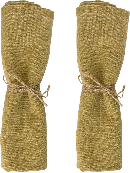 Laura Ashley Set 2 Servetten Daniela Oil Geel Uni