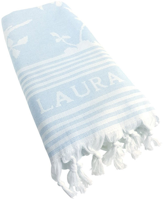 Laura Ashley Strandlaken/Hamamdoek Lichtblauw 90x180 cm