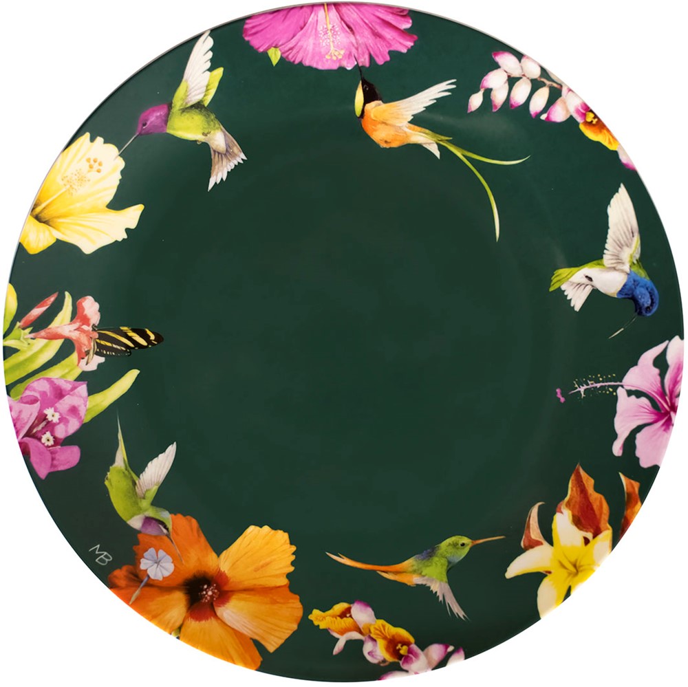 Marjolein Bastin Plate Coupe Flat 25 cm Green
